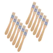 12x Jasart Hog Bristle Flat Head Size 1 Art/Craft Paint/Colour Brush Series 713