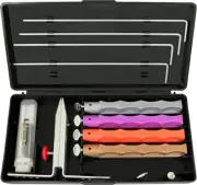 Lansky Deluxe Diamond Knife Sharpening System - 4 Stone - LKDMD NIB New Model