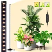 Standing Grow Light for Indoor Plants - T10 Full Spectrum Vertical Grow Light...