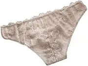 [SAKVILSEC] French Lace Sexy Hollow Out Panties Thongs Woman Transparent Underwear Temptation See Through Seamless Briefs