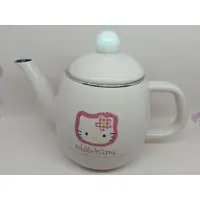 在飛比找蝦皮購物優惠-hello kitty 日本製 琺瑯茶壺