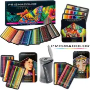 NEW Prismacolor Premier Colour Pencils Tin Set 12 24 36 48 72 132 150 Coloured