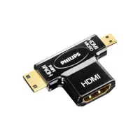 在飛比找松果購物優惠-HDMI母 轉MicroHDMI/MiniHDMI公 雙用轉