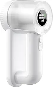 【2-in-1】 Fabric Shaver & Lint Brush – Rechargeable Electric Lint Remover with LED Display, 3-Speed Settings & Safety Lock – Lint Shaver for Clothes, Couch, Sweater, Blanket