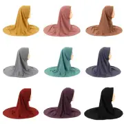 Cotton Jersey Turban Kids Hijab Inner Cap Underscarf Head Neck Cover Wholesale