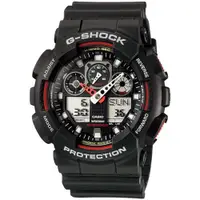 在飛比找ETMall東森購物網優惠-CASIO G-SHOCK 霧黑抗磁時尚雙顯腕錶/GA-10