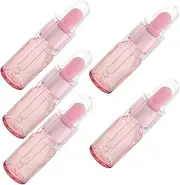 HAPINARY 5pcs Essential Oil Dropper Bottles Stylish Glass Organizer with Dust Cover Precision Pipette Travel Dropper for Oils for Home the Go