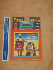 1994 STAR WARS A NEW HOPE READ ALONG BOOK AND CASSETTE TAPE, NOS, SEALED