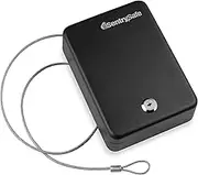 SentrySafe P005K Safes Portable Lock Box with Key, 0.05 Cubic feet, Black
