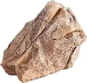 FQRDKT Felsen Art Stone Decorative Accessories PU Yard Garden Decoration Outdoors Learned Artificial Landscape, Yellow
