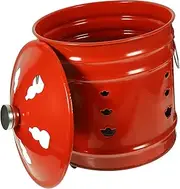 Chinese Sacrifices Bucket Enamel Practical Paper Burner for Home Use Random Style