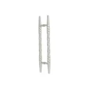 SATIN BRUSH 60 cm Pull Door Handle Pair - Axton Series