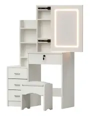 [Artiss] Dressing Table in White