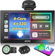 ATOTO P9 9in Android 10 Car Stereo Portable-4+32G 4G LTE WIFI AI ChatGPT 2BT PnP