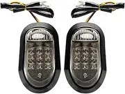 Motorcycle Indicators Turning For Y&AMAHA Motorcycle Turn Signals 12V 10mm Flush Motorbike Indicators Blinker Amber Light