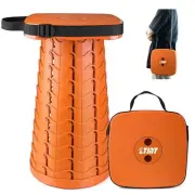 Upgraded Folding Stool - 485lbs Load Capacity,Telescopic Stool,Portable Colla...