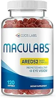 Eye Vitamins - AREDS 2 Based Formula - Eye Vitamin with Lutein & Zeaxanthin for Macular Health - Vision Supplements for Adults - 120 Softgels Support & Care for Eyes - Made in USA