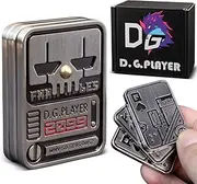 Fidget Toys Adults, Metal EDC Fidget Slider, Poker Fidget Magnetic Toys for Anxiety, Relieve Stress, Focus, Find Inspiration, Portable Design