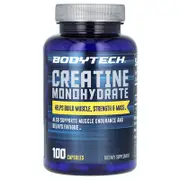 BodyTech, Creatine Monohydrate, 100 Capsules (750 mg per Capsule)