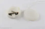 White CR2032 X2 Button Battery Holder Case Box Smile Flicker Flash String Light