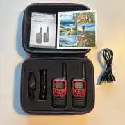 Midland EX37VP 26 Mile Range Flashlight Multi-Purpose Whistle Two-Way Radio Kit