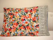 Handmade Standard Size Pillowcase Set Wild Wildflowers