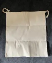 FELT & FAT CANVAS POUCH TRVEL BAG NEW W/O TAG MAKE-UP AMENITIES W/ DRAWSTRING