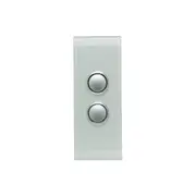 Clipsal Saturn Series Switch 2 Architrave Led 4000 Series Including Saturn Horizontal Ocean Mist - 4062AL-OM