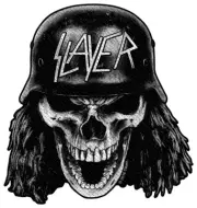 Slayer Wehrmacht Skull Cut Out Patch Official Thrash Metal Band Merch