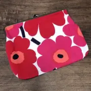 Marimekko Pouch Cattail Mouth Unicco White/Red