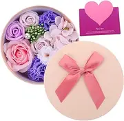 KAILIKETIY Mother's Day Scented Soap Flower Box Handmade Artificial Floral for Valentine's Day Delicate Soap Flowers Box Unique Present for Women