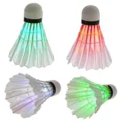 6-Pack LED Badminton Shuttlecocks, Badminton Birdies Glow in The Dark Birdie
