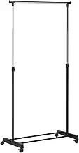 Honey-Can-Do GAR-01122 Adjustable Height Garment Rack, Chrome/black