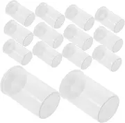 ARTIBETTER 200pcs Plastic Film Canister Holder Empty Camera Reel Containers Containers Coins Storage Case with Lids for Storing Small Accessories Keys Art Beads