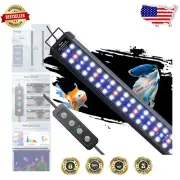 Brilliant 33W Aquarium LED Light - Full Spectrum & Adjustable for Your Fish Tank