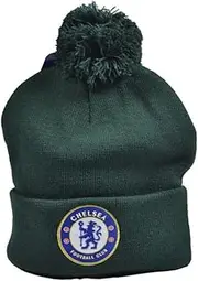 Chelsea FC Crest Knitted Bobble Hat