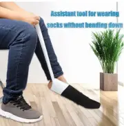 Flexible Sock Aid Kit Slider Helper Aide Tool for Putting on Socks Men Women New