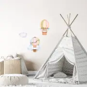 Removable Wall Stickers Wall Decals For Baby Nursery Decor - Hot Air Balloons