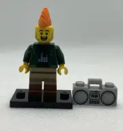 NEW LEGO BAM Punk Rock Guy Minifigure Store Exclusive Build a Minifigure