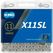KMC X11SL Super Light 11 Speed Silver Bike Chain 118 Link for Shimano SRAM Campy