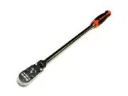 Snap On Tools NEW FHLLFD100O Orange Hard Grip 3/8"dr 100 Tooth 17" Flex Ratchet