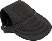 Outdoor Sun Protection Hood for Dogs | Canvas Adjustable Drawstring Visor Hat - Comfortable Dog Sunbonnet with Ear Holes for Running & Travel