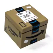 Amazin Package / Shipping Box - Custom Printed LEGO 2x2 Tile/Brick made using LE