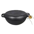 8 L Cast Iron Kazan Cauldron Pilaf Lagman Plov Kazan Чугунный Казан