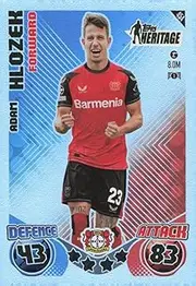 Match Attax 2024 2025 Adam Hlozek Heritage Trading Card