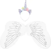 Healeved Kids Play Wings Set Dress up Wings for Birthday Parties Easter Celebration Props