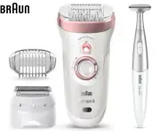 BRAUN Silk-épil 3-In-1 Lady SensoSmart Electric Epilator Shaver Trimmer Pack NEW