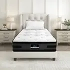 King Size Euro Top Pocket Spring Mattress 7 Zone 36cm Thick Cool Gel Memory Foam
