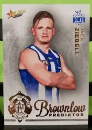 2020 AFL Footy Stars - Brownlow Predictor - Kangaroos - Jack Ziebel low# 031/140