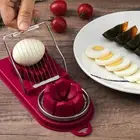 Egg Cutter Egg Slicer Sectioner Cutter Mold Flower-Shape Luncheon Meat CuttIL
